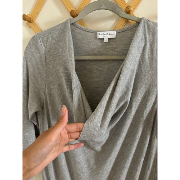 Anthropologie Dress Women's Small Michael Stars Cecile Brushed Jersey Cowl Neck - Picture 5 of 10